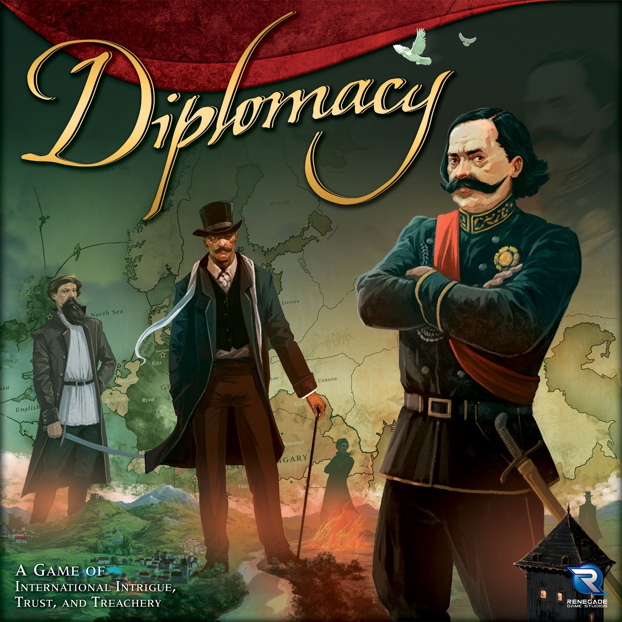 Jaquette de 1914: Juego de la diplomacia