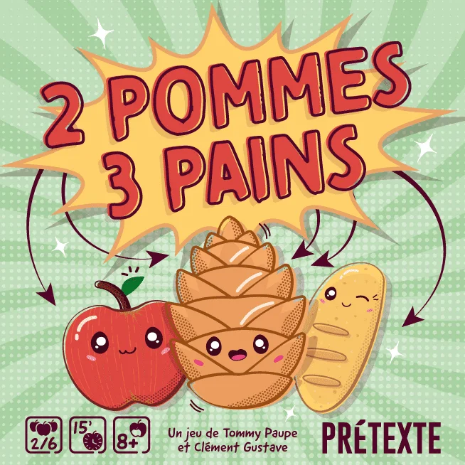 Jaquette de 2 Pommes 3 Pains