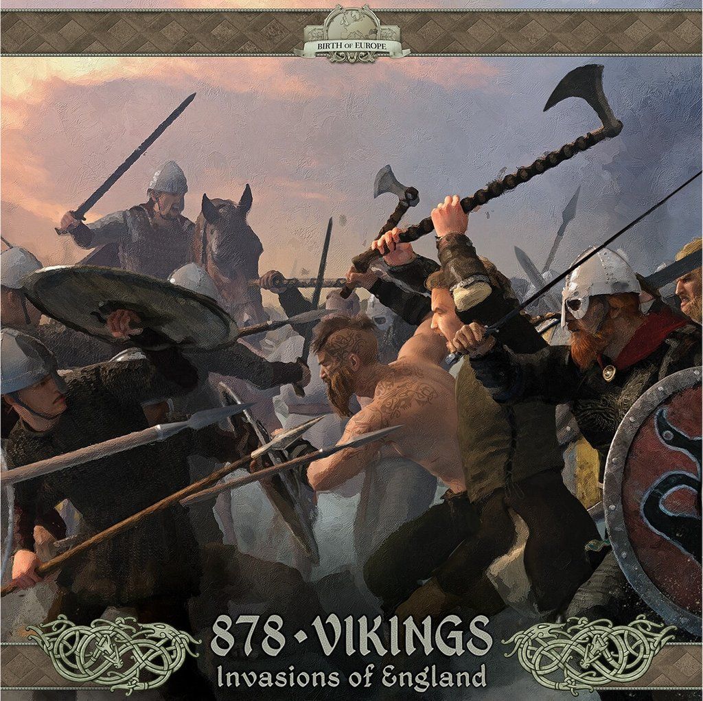 Jaquette de 878 Les Vikings: Les Invasions de l'Angleterre