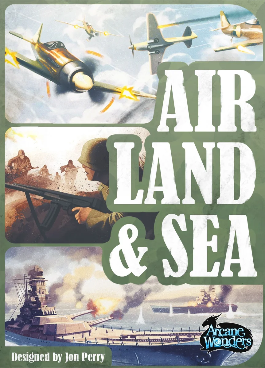 Jaquette de Air, Land, & Sea