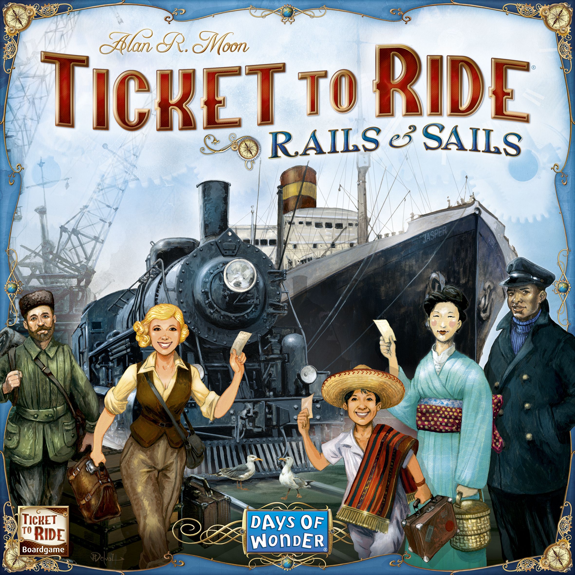 Jaquette de ¡Aventureros al Tren! La Vuelta al Mundo
