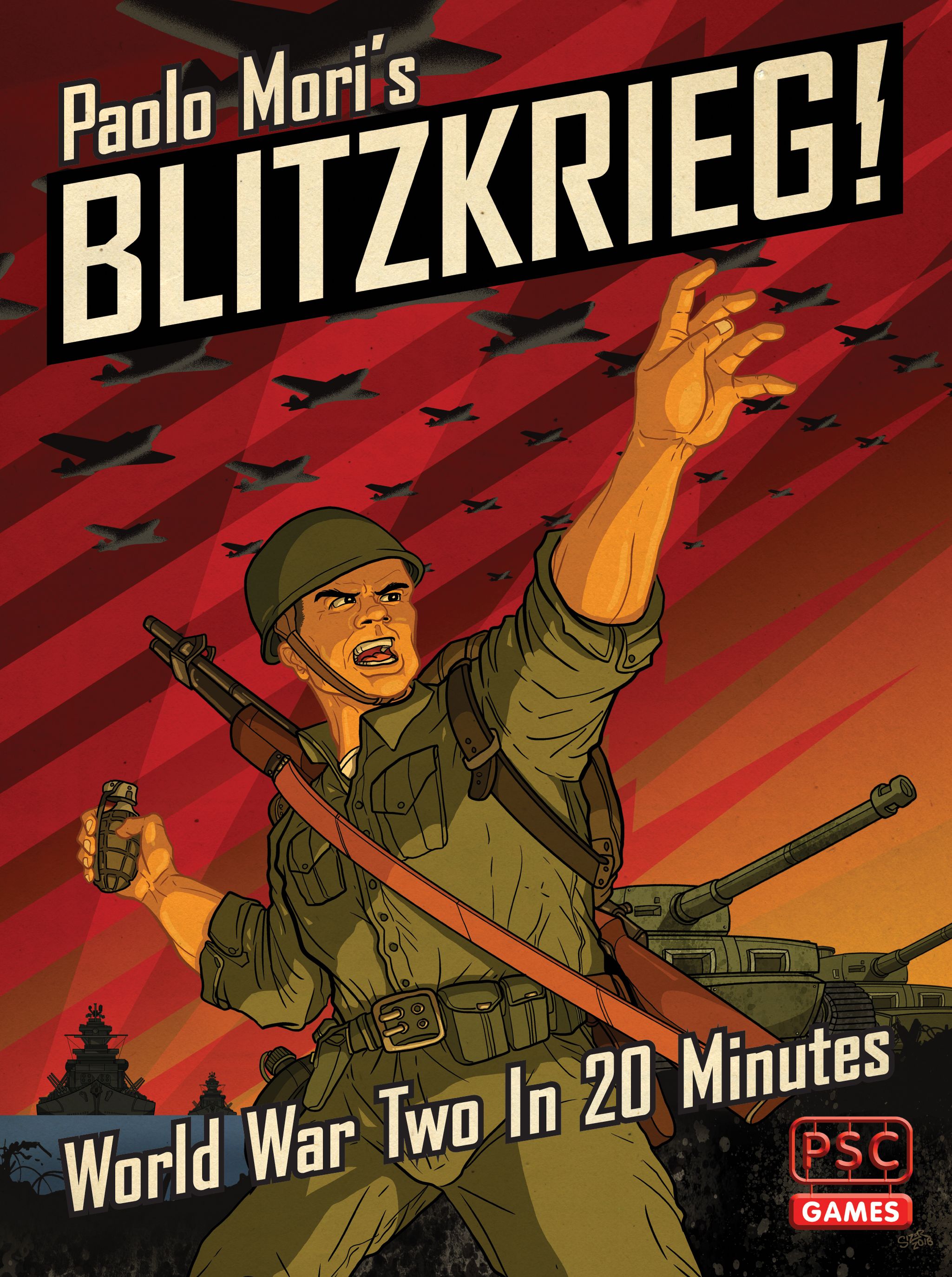 Jaquette de Blitzkrieg!: La seconde guerre mondiale en 20 minutes