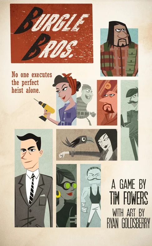 Jaquette de Burgle Bros.