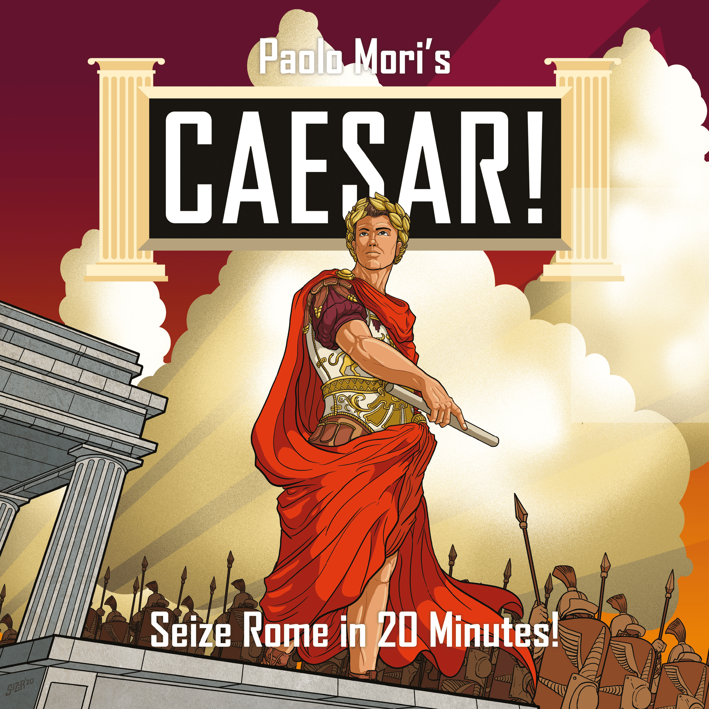 Jaquette de Caesar!: Emparez vous de Rome en 20 minutes!