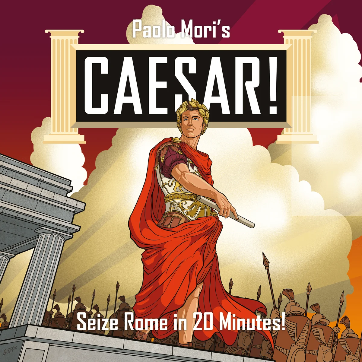 Jaquette de Caesar!: Emparez vous de Rome en 20 minutes!