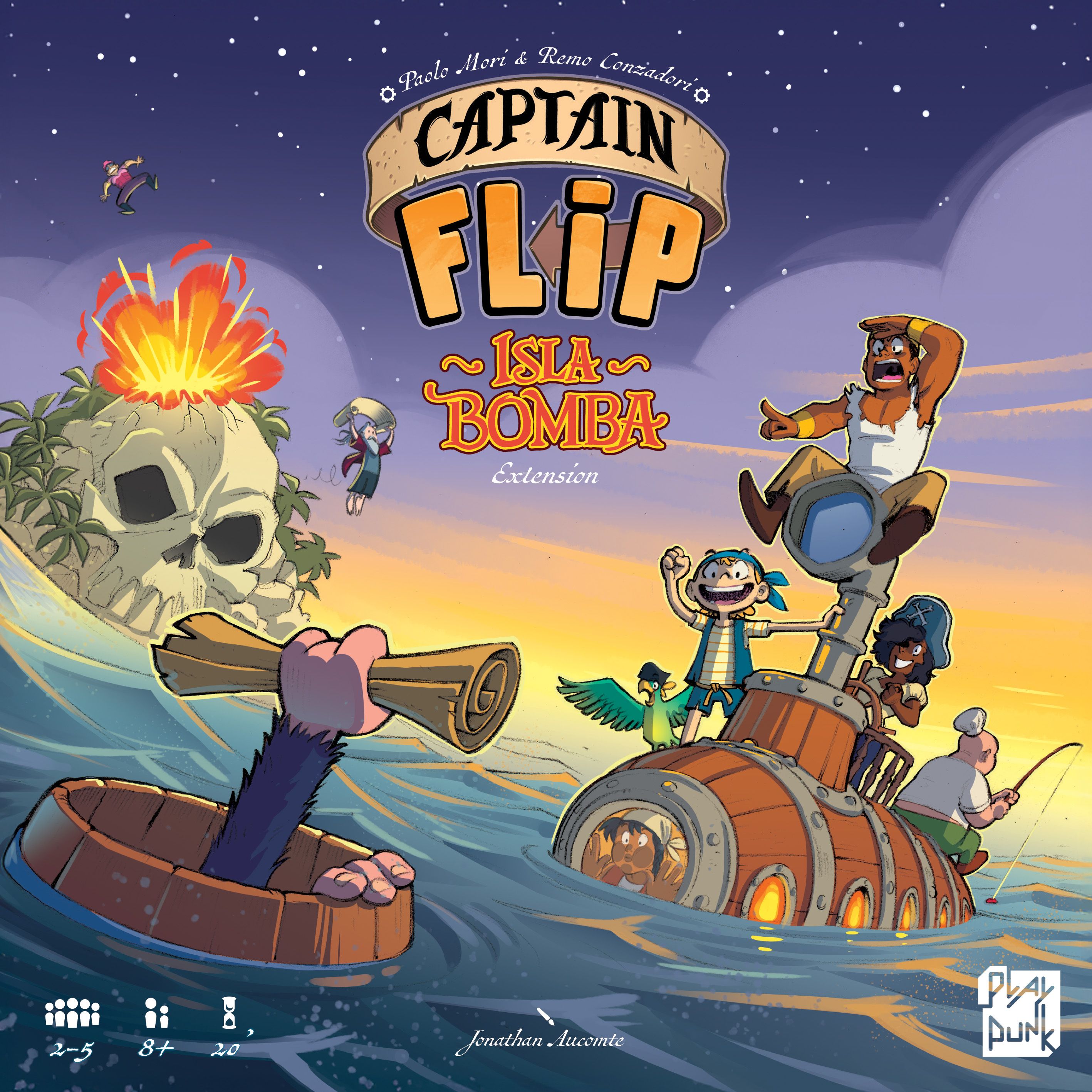 Jaquette de Captain Flip: Isla Bomba