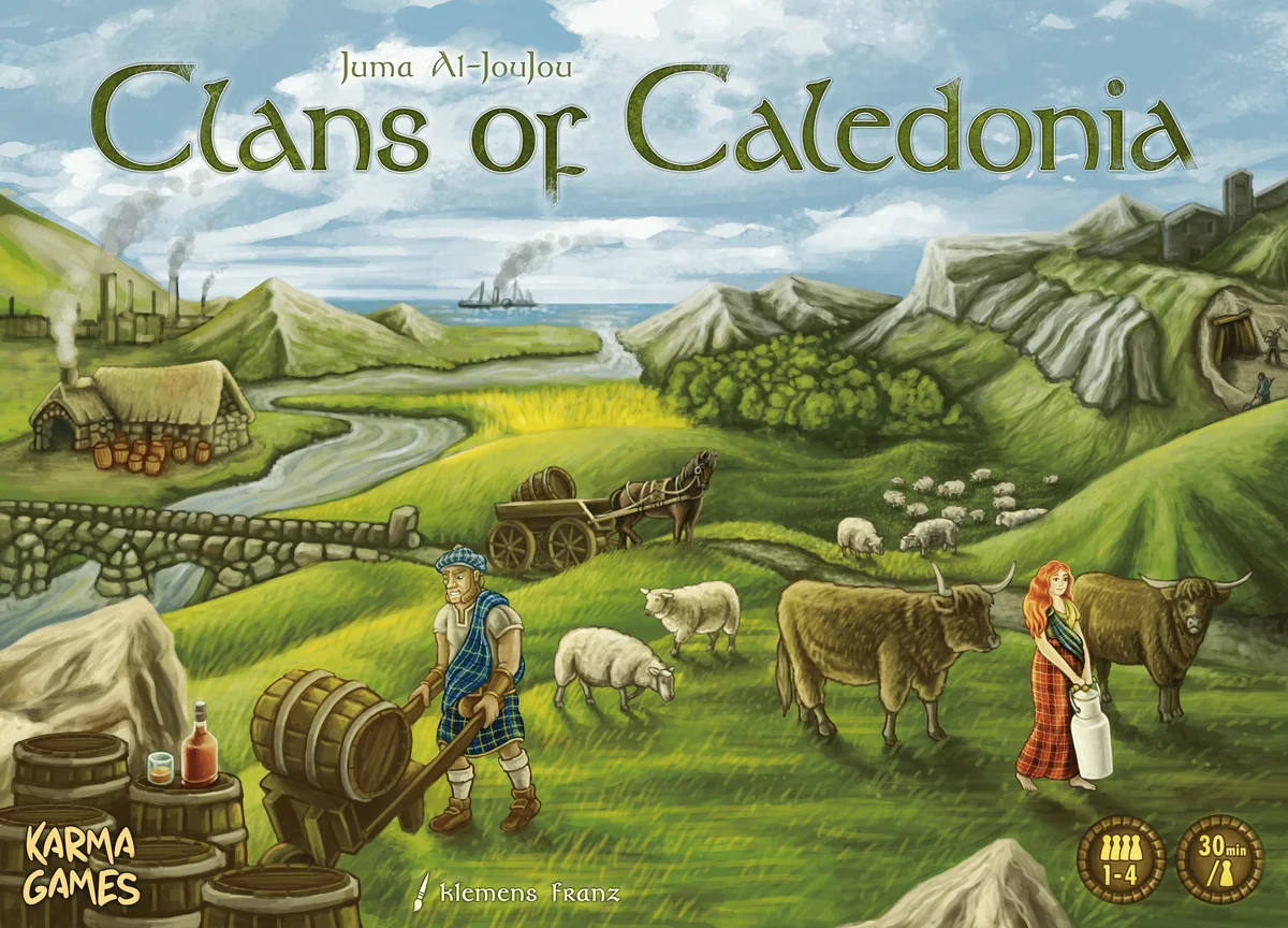 Jaquette de Clanes de Caledonia