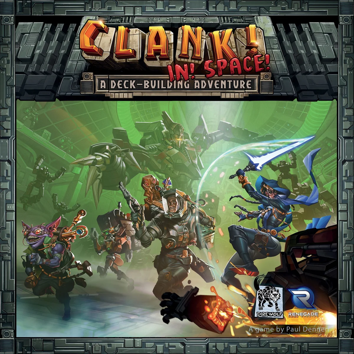 Jaquette de Clank! Dans l'espace!: Les Aventuriers du Deck-Building
