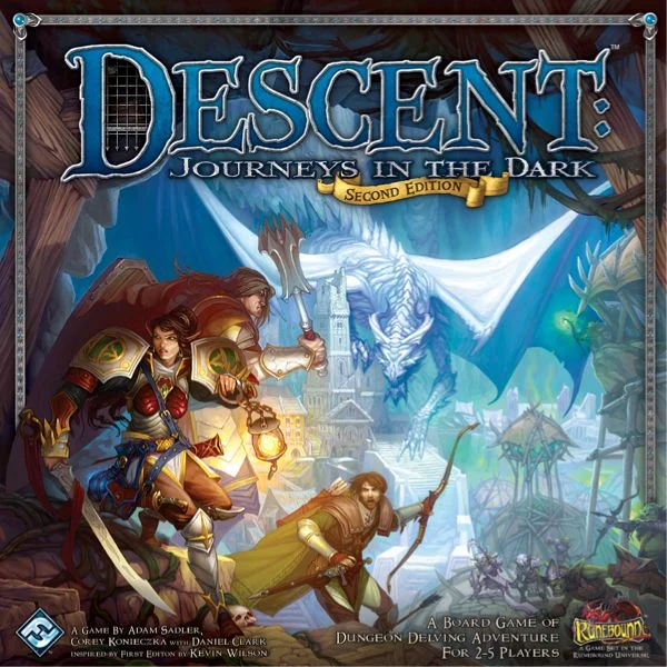Jaquette de Descent: Voyages dans les Ténèbres (Seconde edition)