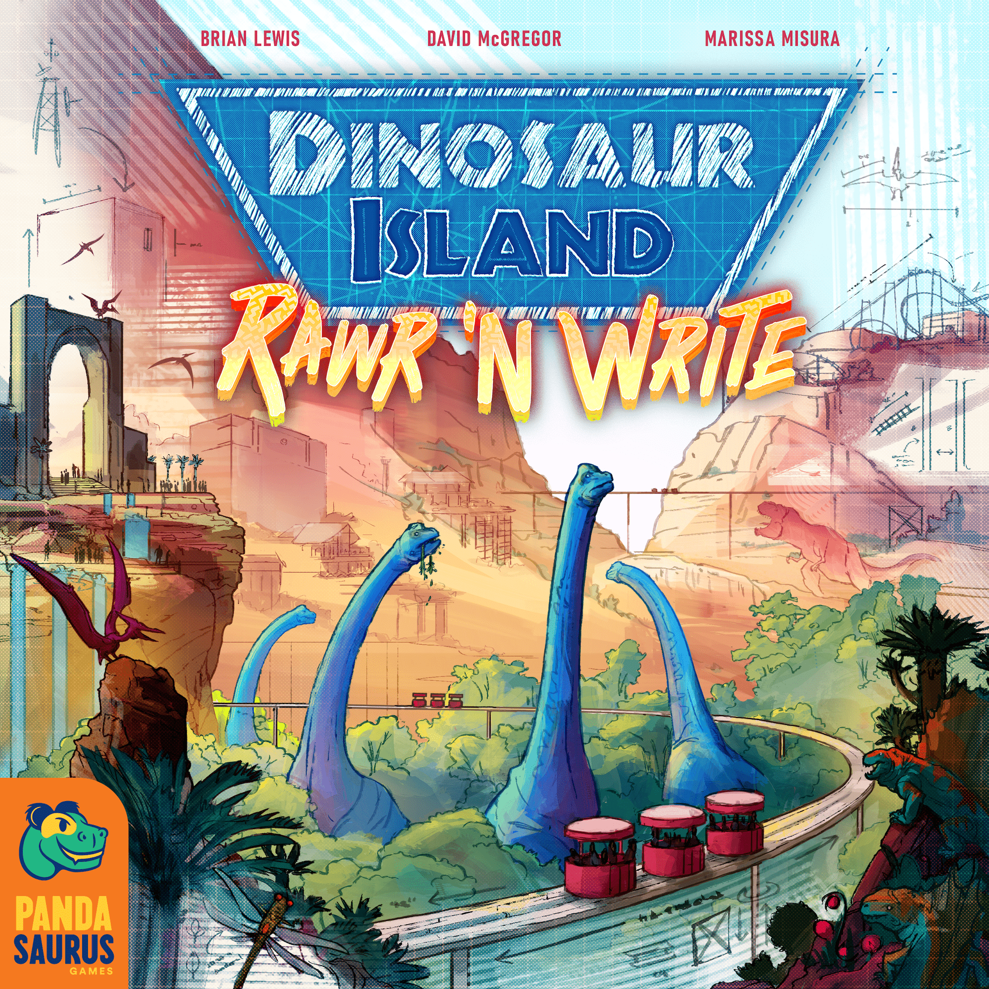 Jaquette de Dinosaur Island: Rawr 'n Write