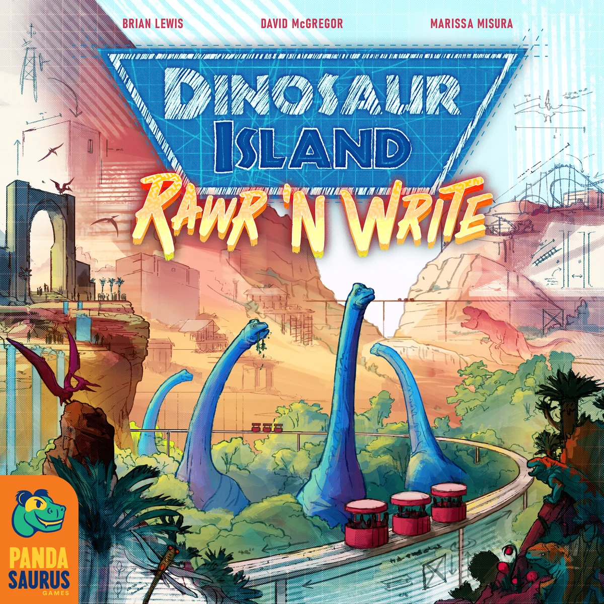 Jaquette de Dinosaur Island: Rawr 'n Write