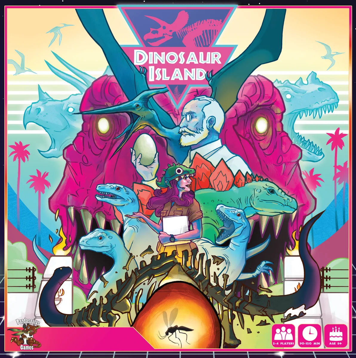Jaquette de Dinosaur Island