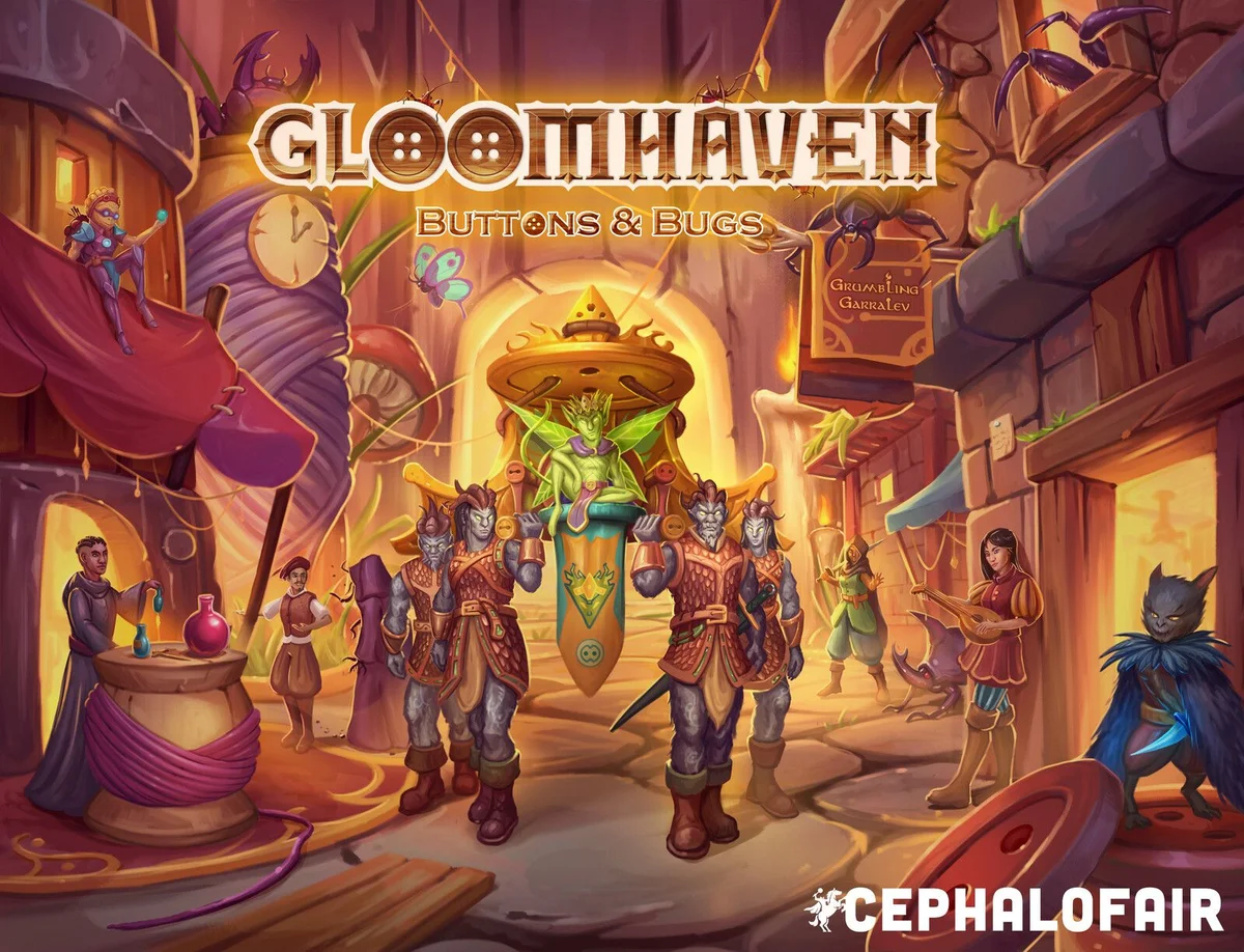 Jaquette de Gloomhaven: Buttons & Bugs