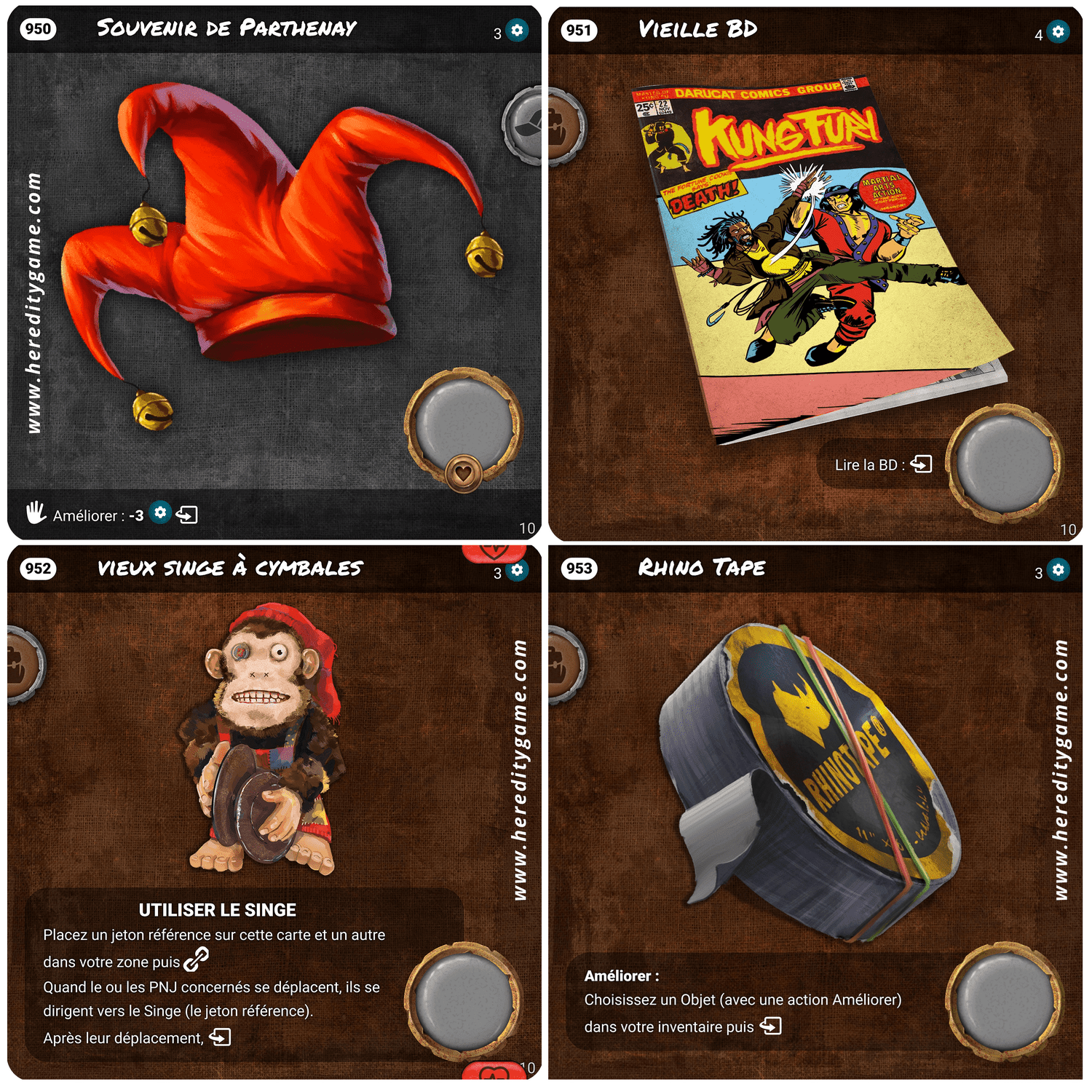 Jaquette de Heredity: Goodies Promo Cards