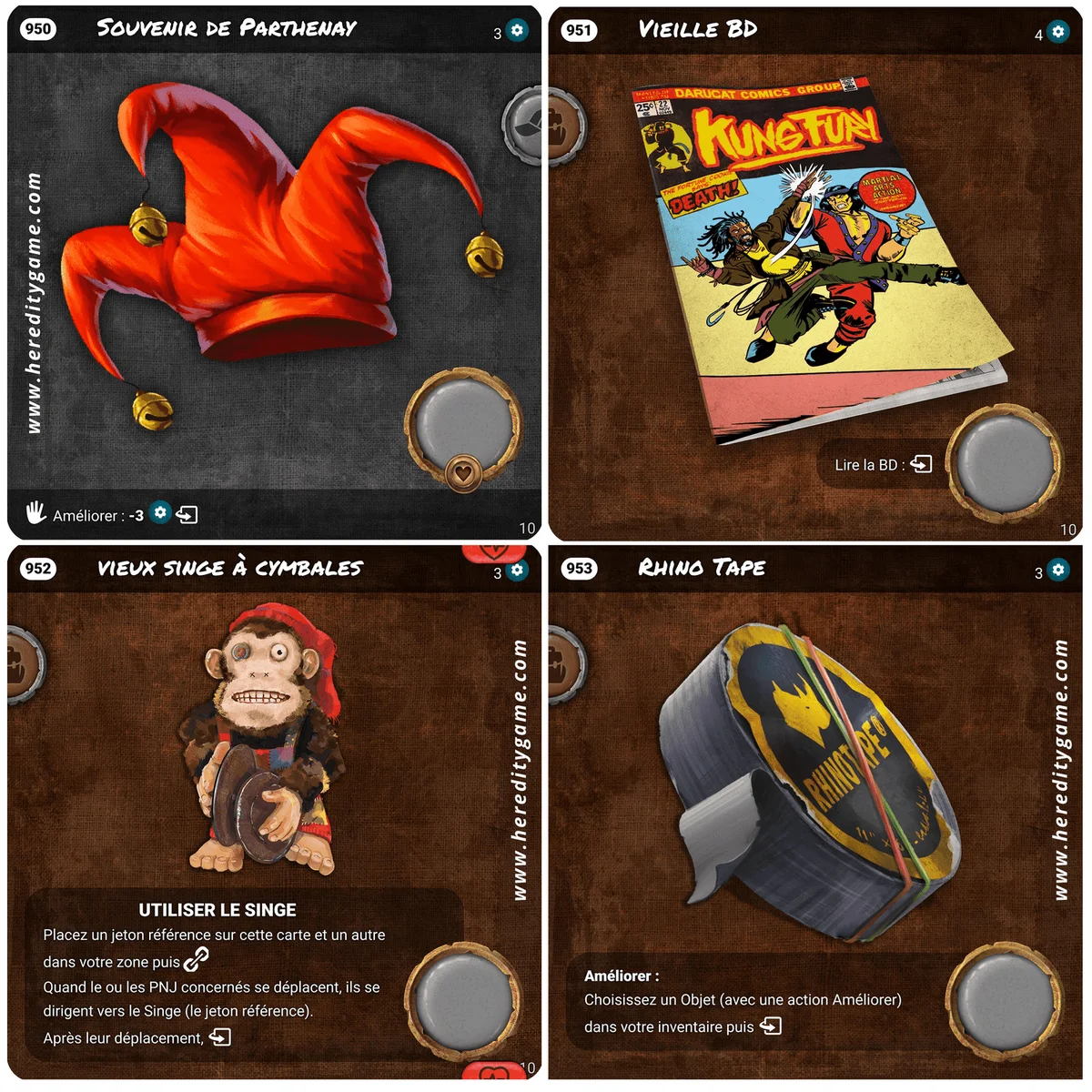 Jaquette de Heredity: Goodies Promo Cards