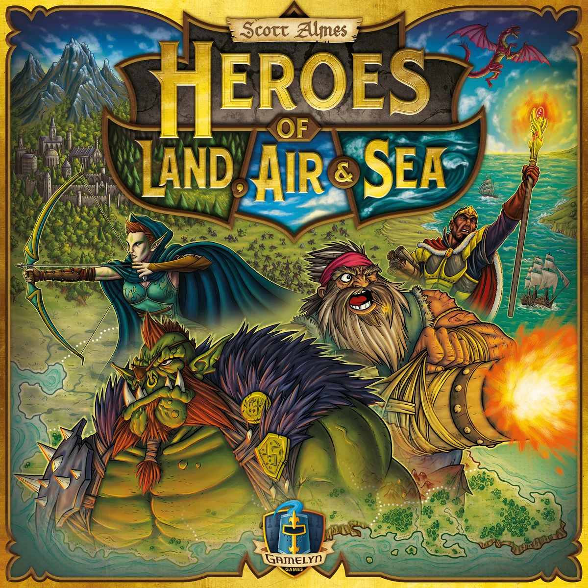 Jaquette de Heroes of Land, Air & Sea