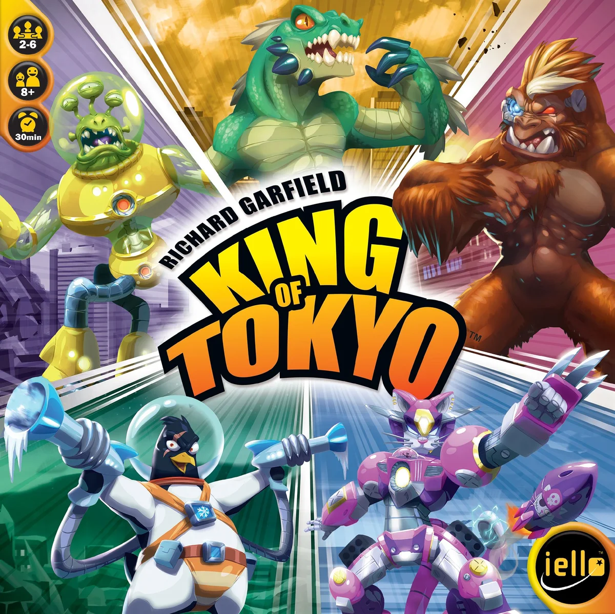 Jaquette de King of Tokyo: La Furia dei Mostri