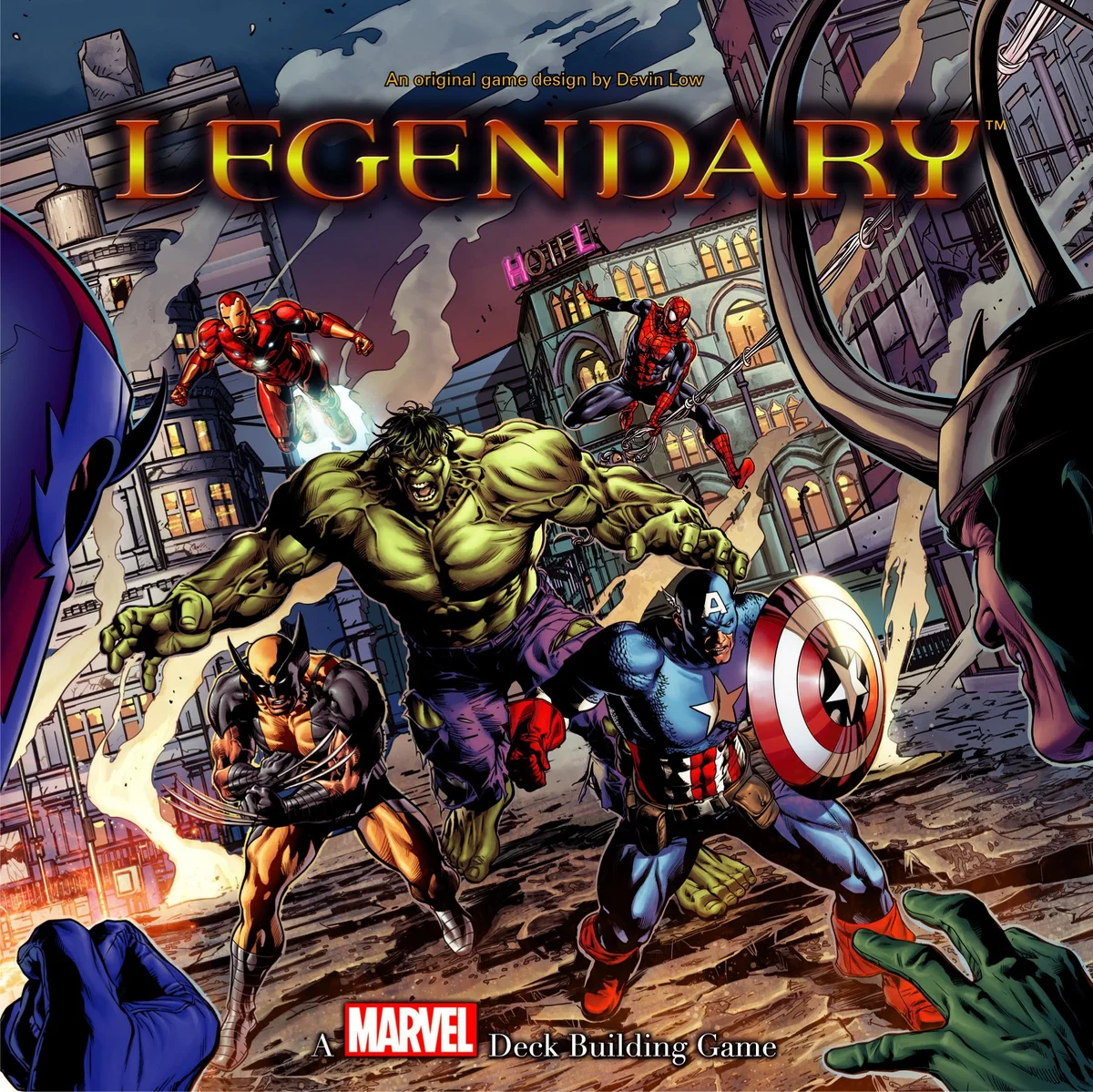 Jaquette de Legendary: A Marvel Deck Building Game