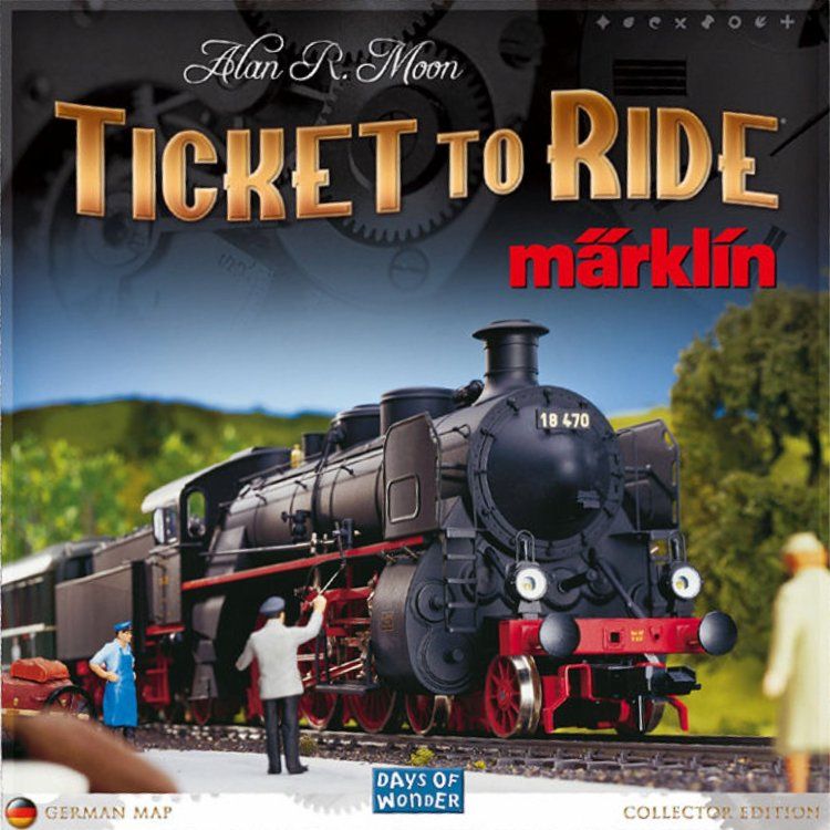 Jaquette de Les Aventuriers du Rail: Édition Märklin