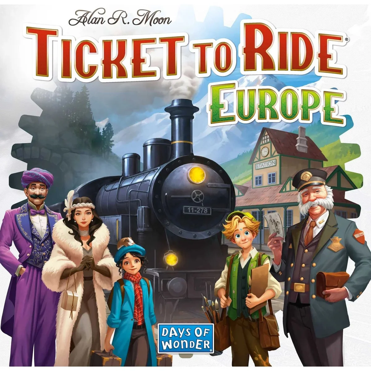 Jaquette de Les Aventuriers du Rail: Europe