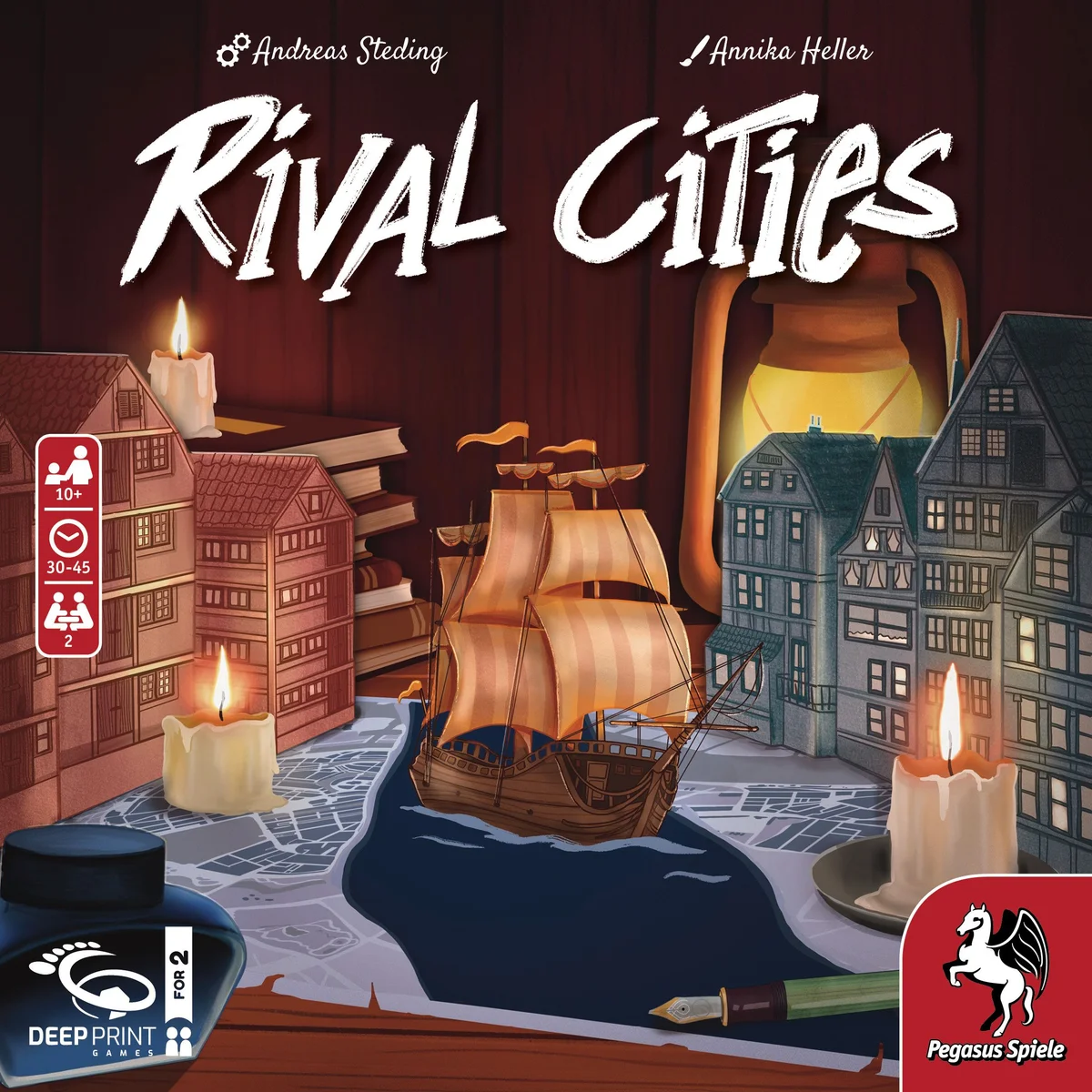 Jaquette de Les Cités Rivales