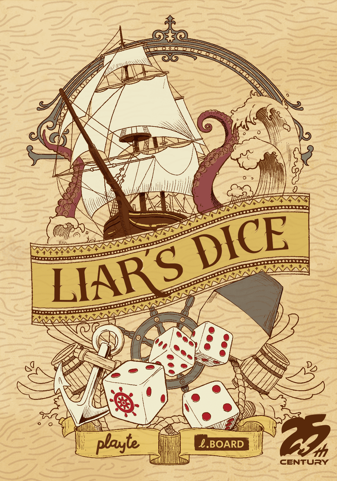 Jaquette de Liar's Dice / Dés Voilés