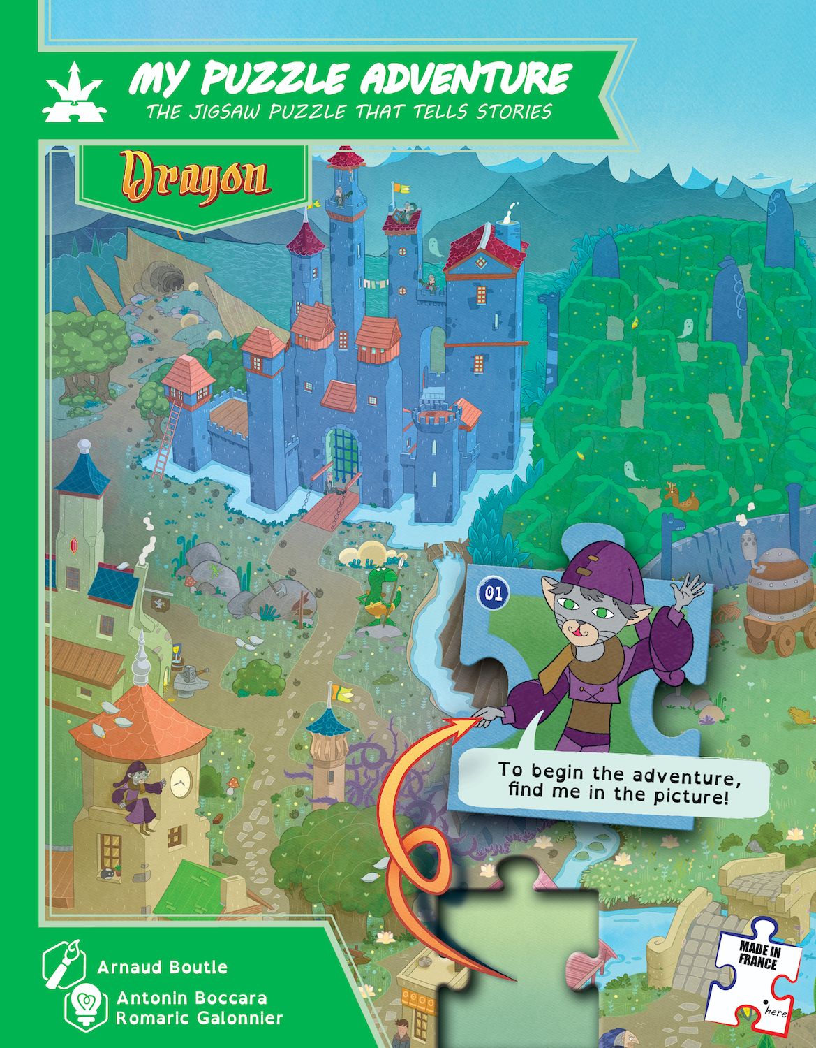Jaquette de Mon Puzzle Aventure: Dragon