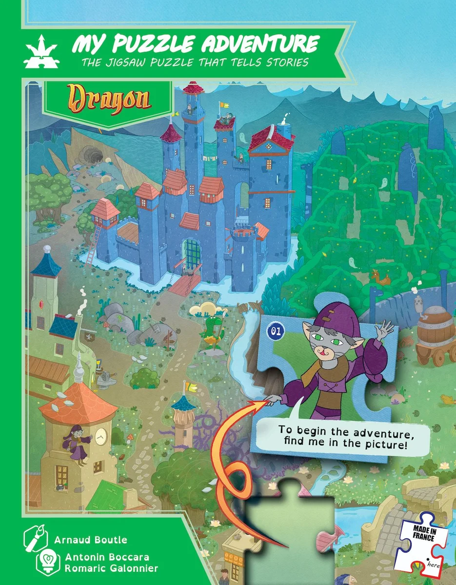 Jaquette de Mon Puzzle Aventure: Dragon