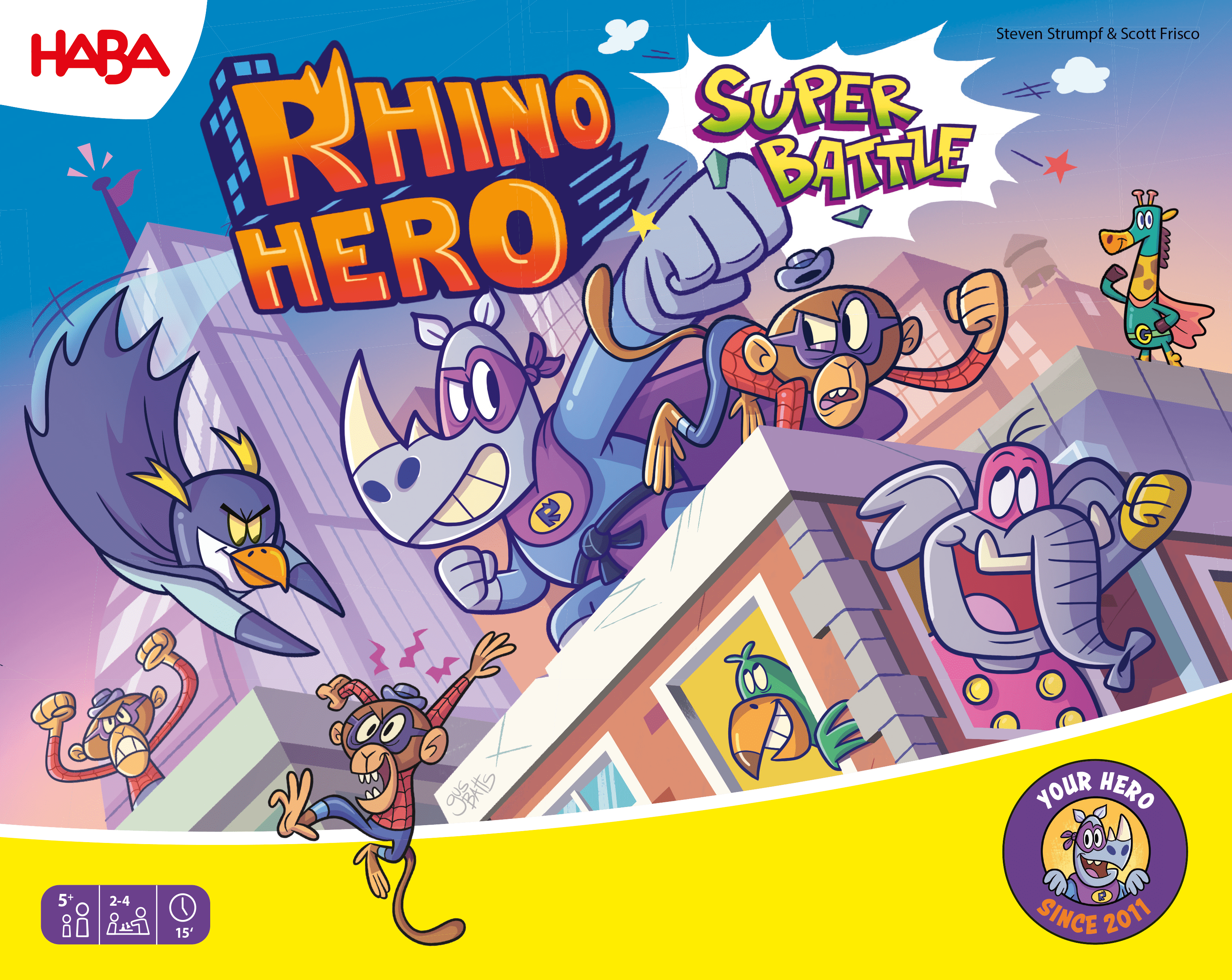Jaquette de Rhino Hero: Super Battle