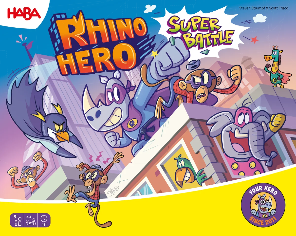 Jaquette de Rhino Hero: Super Battle