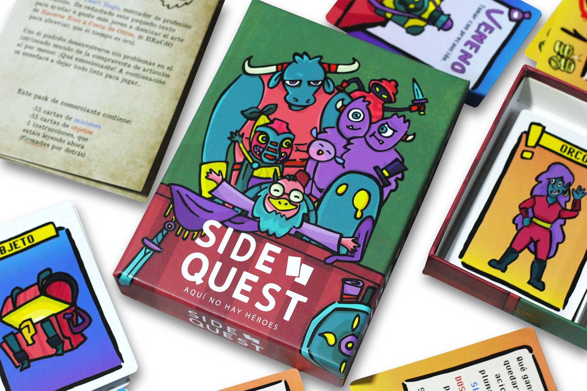 Jaquette de SideQuest: Aquí no hay Héroes