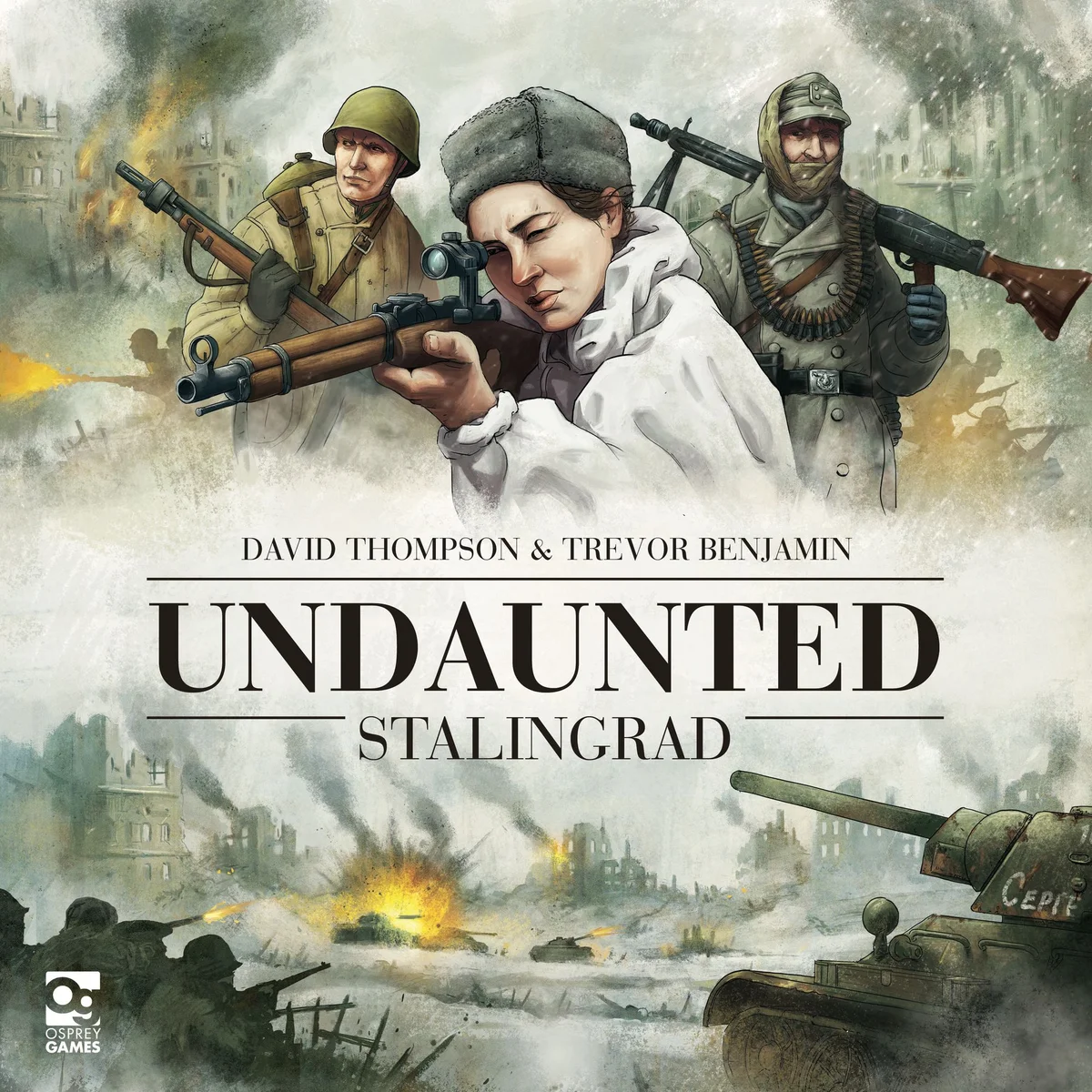 Jaquette de Undaunted: Stalingrad