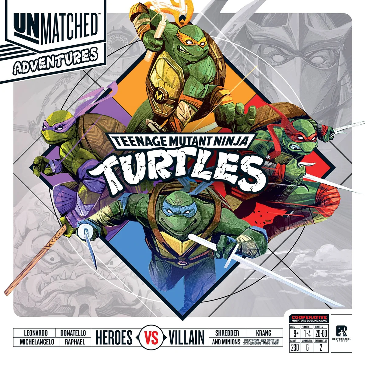 Jaquette de Unmatched Adventures: Teenage Mutant Ninja Turtles