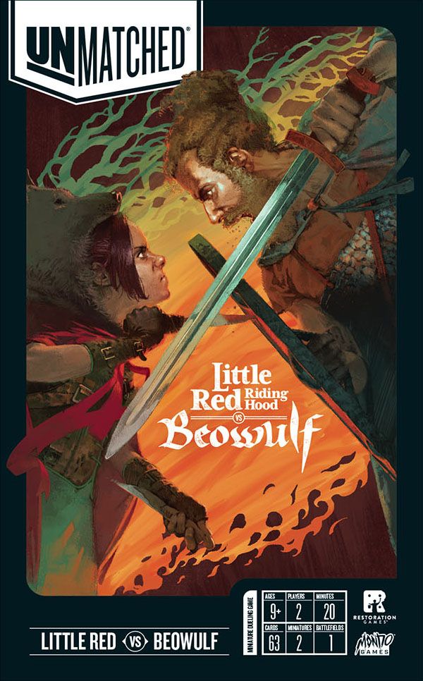 Jaquette de Unmatched: Petit Chaperon Rouge vs Beowulf