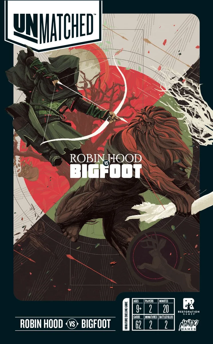 Jaquette de Unmatched: Robin Hood vs. Bigfoot