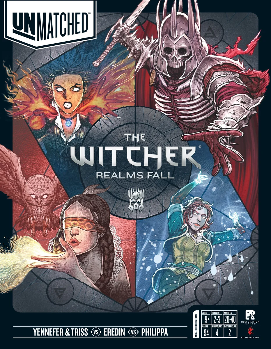 Jaquette de Unmatched: The Witcher – La Chute des royaumes