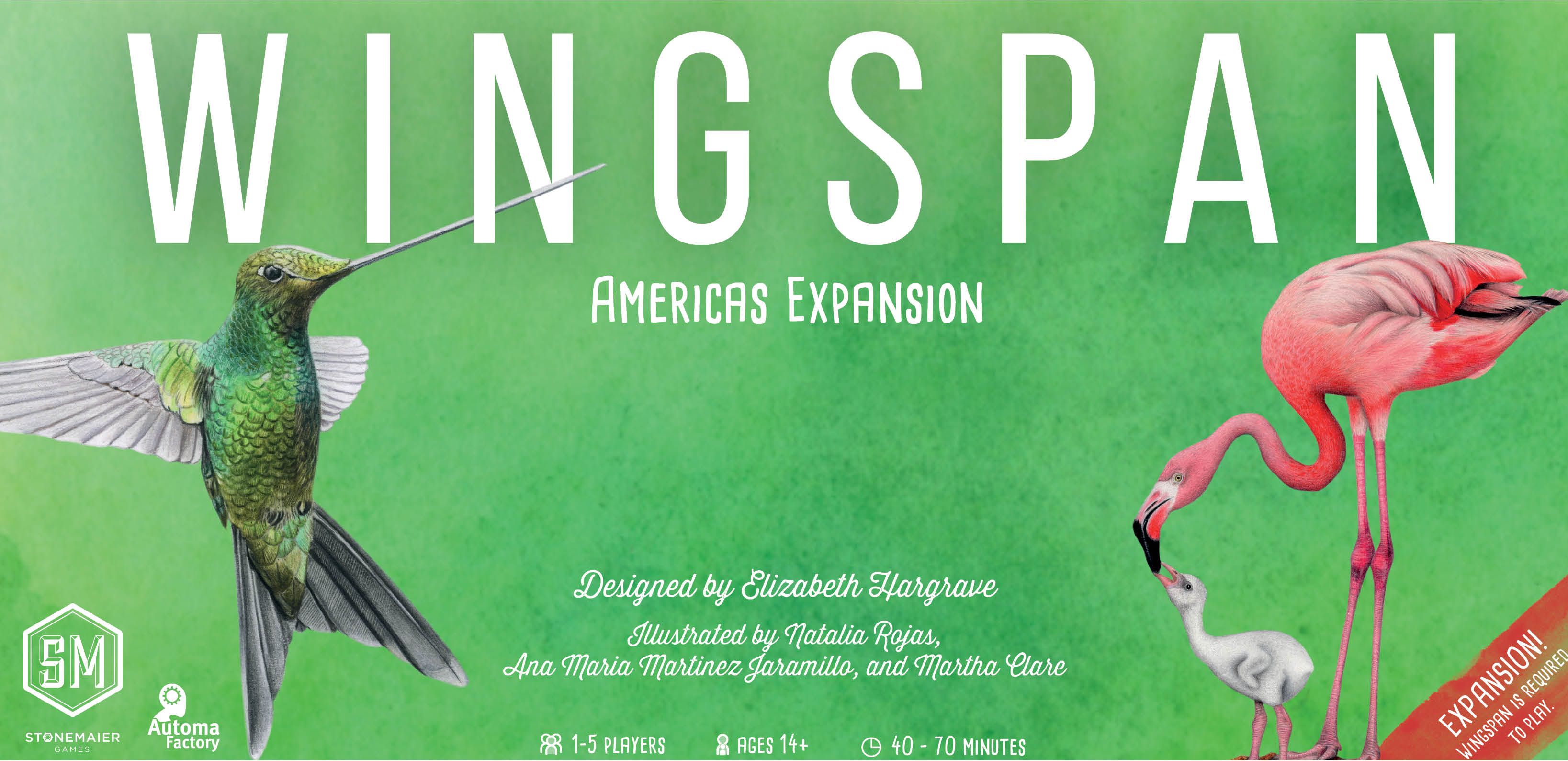 Jaquette de Wingspan: Expansión de América